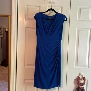 Ralph Lauren sleeveless blue dress size 8